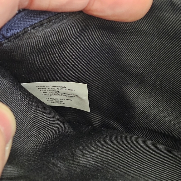 Sakroots Peacock Blue Floral Canvas Coated Smartphone Wallet Crossbody Bag - Picture 15 of 15